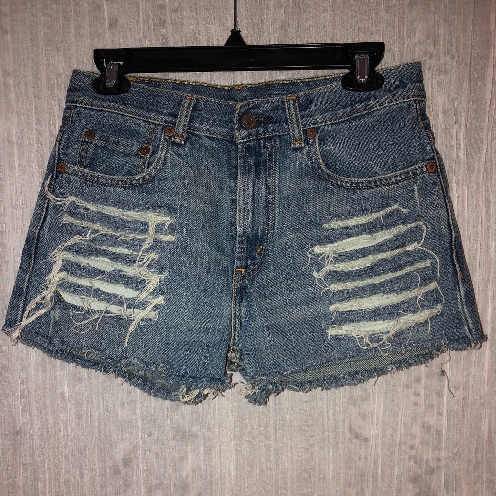 Levi's High Waisted Shorts